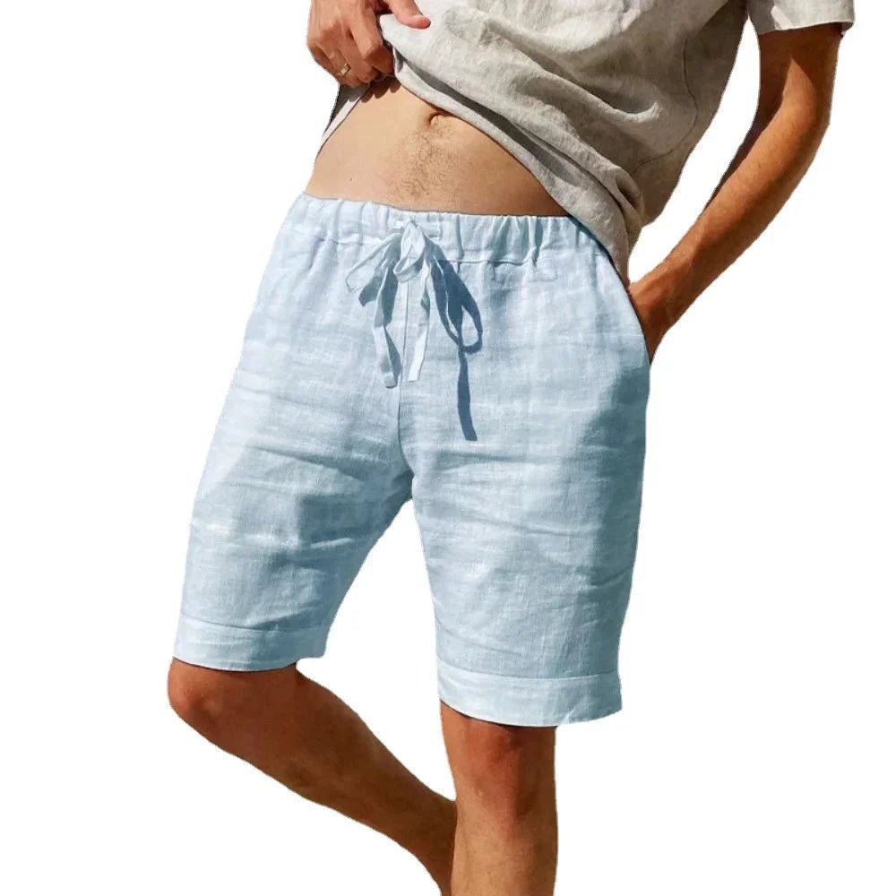 Capri Linen Shorts – Coastal Sophistication, Effortless Cool – by Luzvane | Luzvane Official