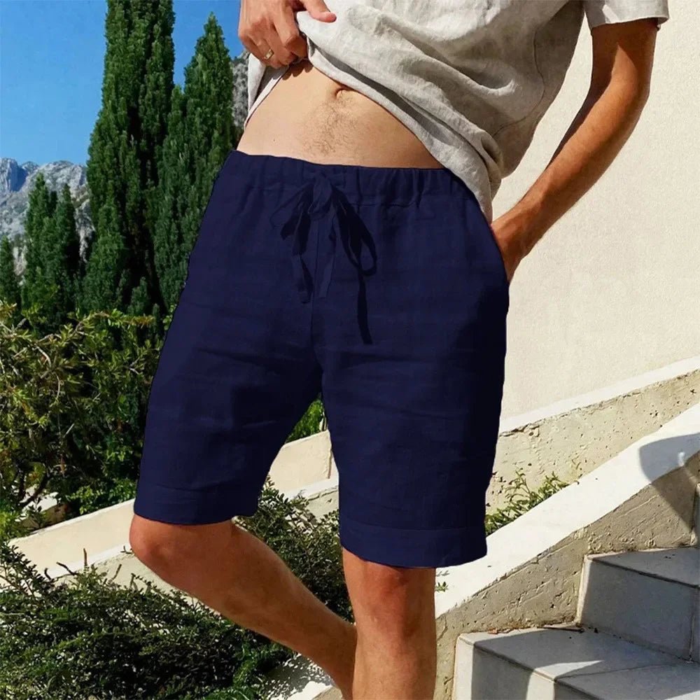 Capri Linen Shorts – Coastal Sophistication, Effortless Cool – by Luzvane | Luzvane Official