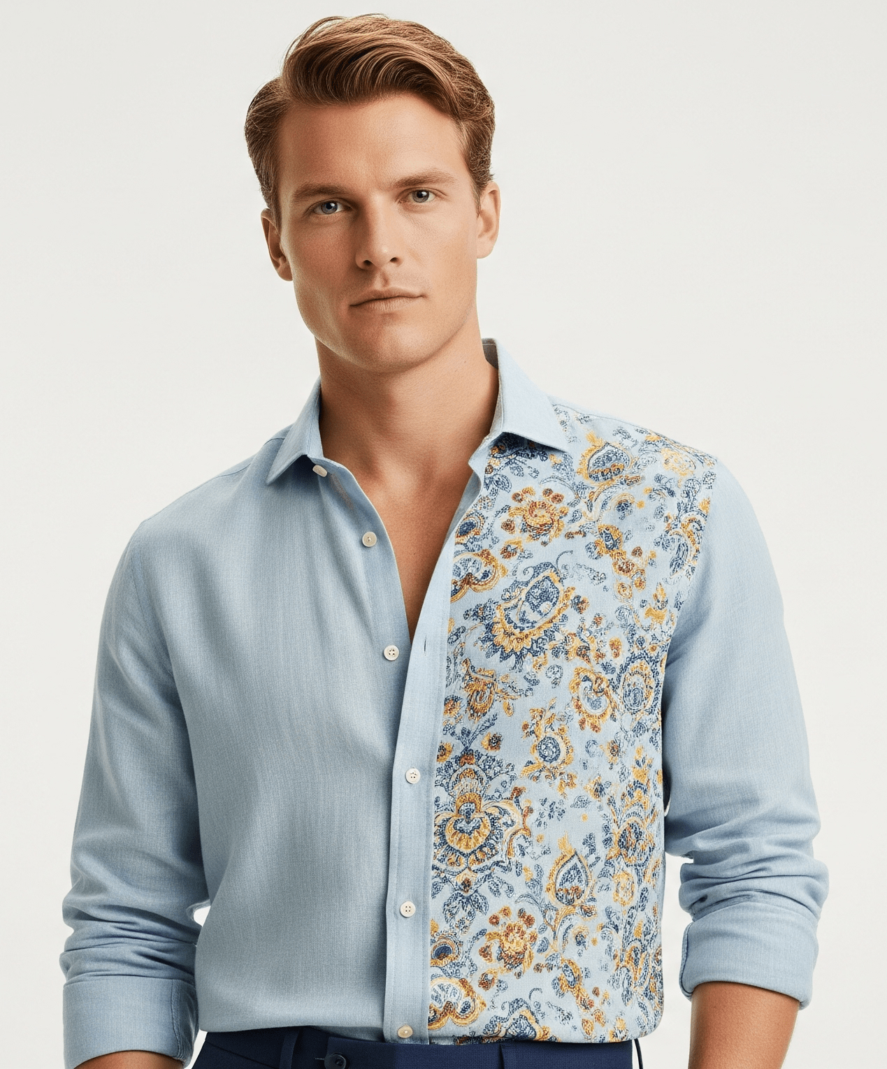 Mayfair Linen Shirt – Tailored Elegance, British Soul – by Luzvane | Luzvane Official