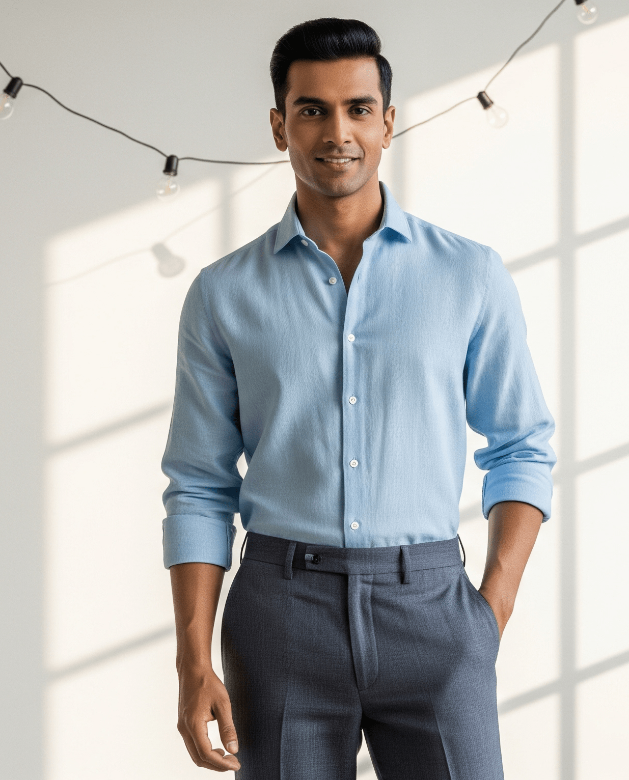 Mayfair Linen Shirt – Tailored Elegance, British Soul – by Luzvane | Luzvane Official